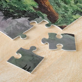 ハミングバードフリーブランチに止まる ジグソーパズル (側面)