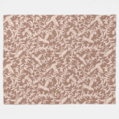 ハミングバードフローラフリースブランケット フリースブランケット (正面(横))