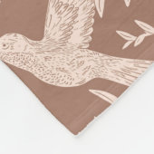 ハミングバードフローラフリースブランケット フリースブランケット (角)