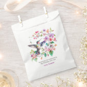 ハミングバードフローラブーケレイト フェイバーバッグ (クリップ留めされた状態)