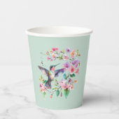 ハミングバードフローラリース 紙コップ (正面)