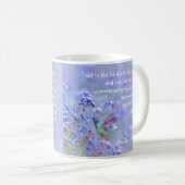 ハミングバードブルーガーデンフローラ聖書 コーヒーマグカップ (正面右)