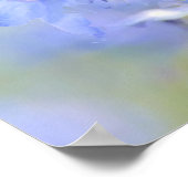 ハミングバードブルーガーデンフローラ聖書 ポスター (角)