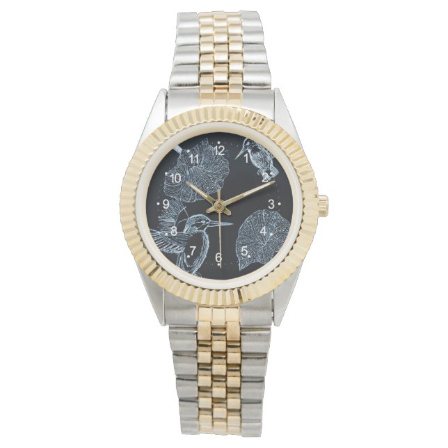 ハミングバードブルー 腕時計 (正面)