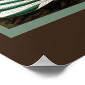 ハミングバードプリント ポスター (角)