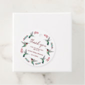 ハミングバードベビーシャワーメッセージカード フェイバータグ (インサイチュ)