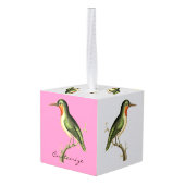 ハミングバードペルッチドサンダー_コーブ キューブオーナメント (裏面アングル)