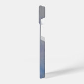 ハミングバードホワイトガーデンフラワーフローラアート iPhoneケース (左側面)