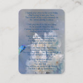 ハミングバードホワイトフラワーメモリアル 名刺 (正面)