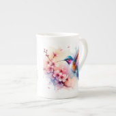ハミングバードボーン中国マグ ボーンチャイナマグカップ (正面右)