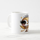 ハミングバードマやる気を起こさせるグを照らす コーヒーマグカップ (正面左)