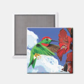 ハミングバードマグネット マグネット (正面/裏面)