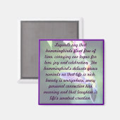 ハミングバードマグネット マグネット (正面/裏面)