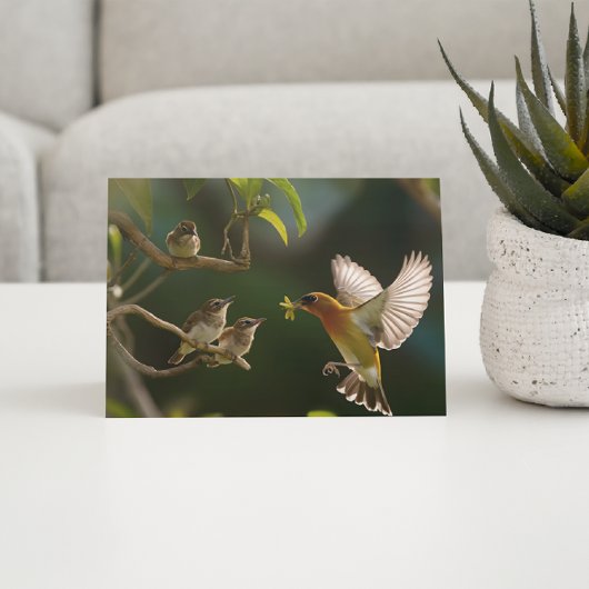 ハミングバードマザーが食べる ポストカード