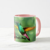 ハミングバードママの日のマグカップ マグカップ (正面右)