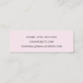 ハミングバードミニ名刺 スキニー名刺 (裏面)