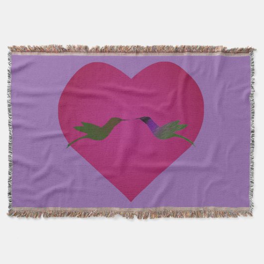 ハミングバードラブ スローブランケット (正面)