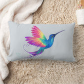 ハミングバードラブ、喜びと幸運 | ランバークッション (ブランケット)