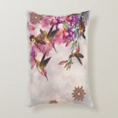 ハミングバードラベンダー宝飾品 アクセントクッション (正面(垂直))