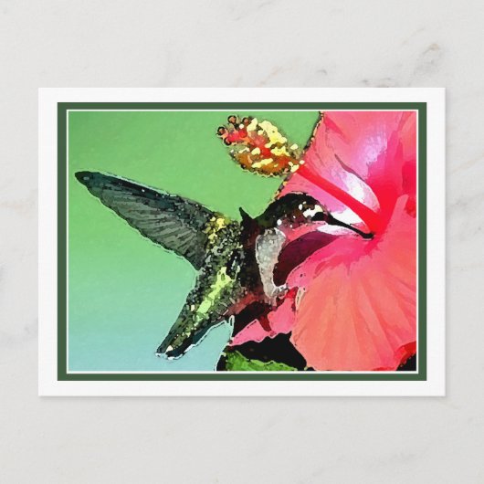 ハミングバードランチ ポストカード (正面)