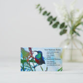 ハミングバードルビーが喉を切った 名刺 (スタンド正面)