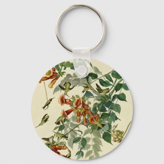 ハミングバードルビースロートオードボン キーホルダー (正面)