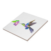 ハミングバードワイルドライフウォーターカラフルカラー タイル (側面)