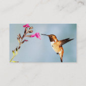 ハミングバードワイルド自然 名刺 (裏面)