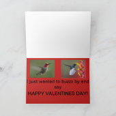 ハミングバードヴァレンティーンズデイカード シーズンカード (内部)