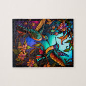 ハミングバード二羽 ジグソーパズル (横)