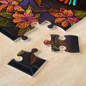 ハミングバード二羽 ジグソーパズル (側面)