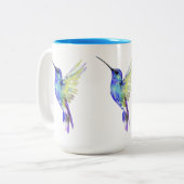ハミングバード二音セラミックマグカップ ツートーンマグカップ (正面左)