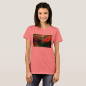 ハミングバード付きの女性のベリンガーTシャツ Tシャツ (正面フル)