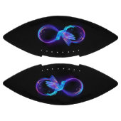 ハミングバード付きネオンインフィニティ白熱［赤熱］光を放つシンボル アメリカンフットボール (パネル)