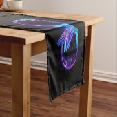 ハミングバード付きネオンインフィニティ白熱［赤熱］光を放つシンボル ショートテーブルランナー (インサイチュ)