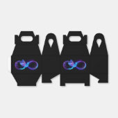 ハミングバード付きネオンインフィニティ白熱［赤熱］光を放つシンボル フェイバーボックス (折り畳みなし)