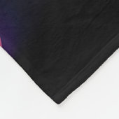 ハミングバード付きネオンインフィニティ白熱［赤熱］光を放つシンボル フリースブランケット (角)