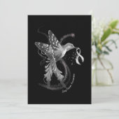 ハミングバード保持ホワイトリボン肺がん認識 セーブザデート (スタンド正面)