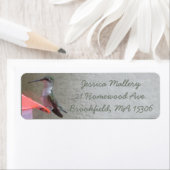 ハミングバード差出人住所ラベル ラベル (インサイチュ)