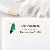 ハミングバード差出人住所ラベル ラベル (インサイチュ)