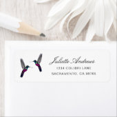 ハミングバード差出人住所ラベル ラベル (インサイチュ)