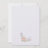 ハミングバード招待状 招待状 (裏面)