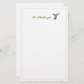 ハミングバード文房具 便箋 (正面/裏面)