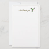 ハミングバード文房具 便箋 (正面)