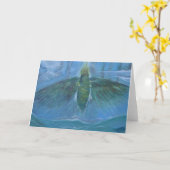 ハミングバード昇順 カード (黄色い花)