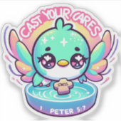 ハミングバード気にシールを貼る シール (正面)