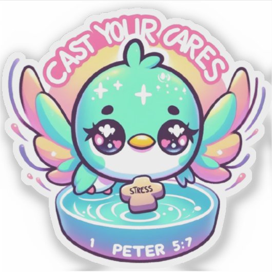 ハミングバード気にシールを貼る シール (正面)