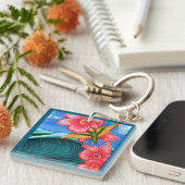 ハミングバード海 キーホルダー (正面右)