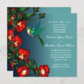 ハミングバード結婚式招待状 招待状 (正面/裏面)