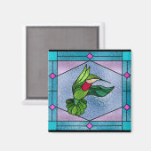 ハミングバード美しい マグネット (正面/裏面)